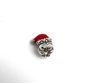 New Christmas Holiday Owl Charm for European Bracelet